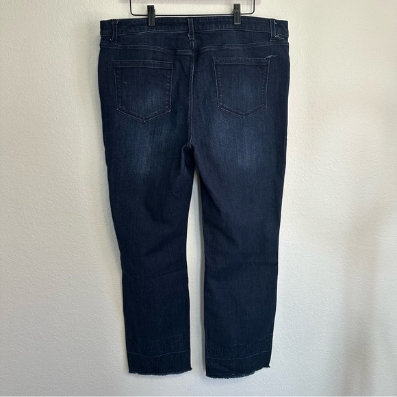 Susan Graver Jeans Dark Blue Size 16 - Picture 9 of 13